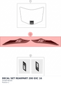 Diagram preview: DECAL SET REARPART 200 EXC  16 (50308798100)