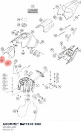 Diagram preview: GROMMET BATTERY BOX (90508024050)