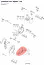 Diagram preview: position light holder Left (96314004020)