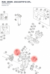 Diagram preview: RUB. GROM. 25X15XTYP B CPL. (76212092031)
