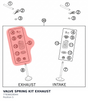 Diagram preview: VALVE SPRING KIT EXHAUST (77836028044)