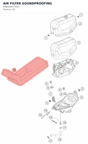 Diagram preview: AIR FILTER SOUNDPROOFING (A58006017050)