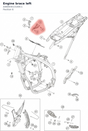 Diagram preview: Engine brace left (A46003013100C1)