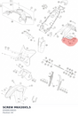 Diagram preview: SCREW M6X20X5,5 (83008100020)