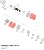 Diagram preview: CIRCLIP XDNS-22 S02 (0471022000)