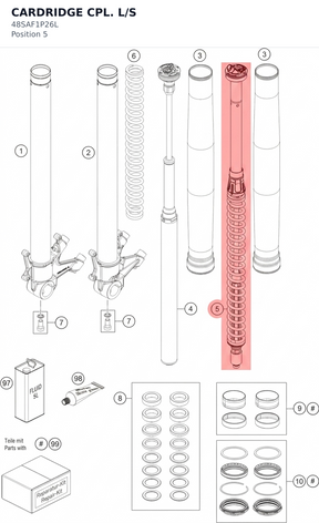 Diagram preview: CARDRIDGE CPL. L/S (48SAF1P26L)