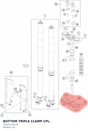 Diagram preview: BOTTOM TRIPLE CLAMP CPL. (78101132120)