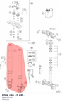 Diagram preview: FORK LEG L/S CPL. (90601001100)