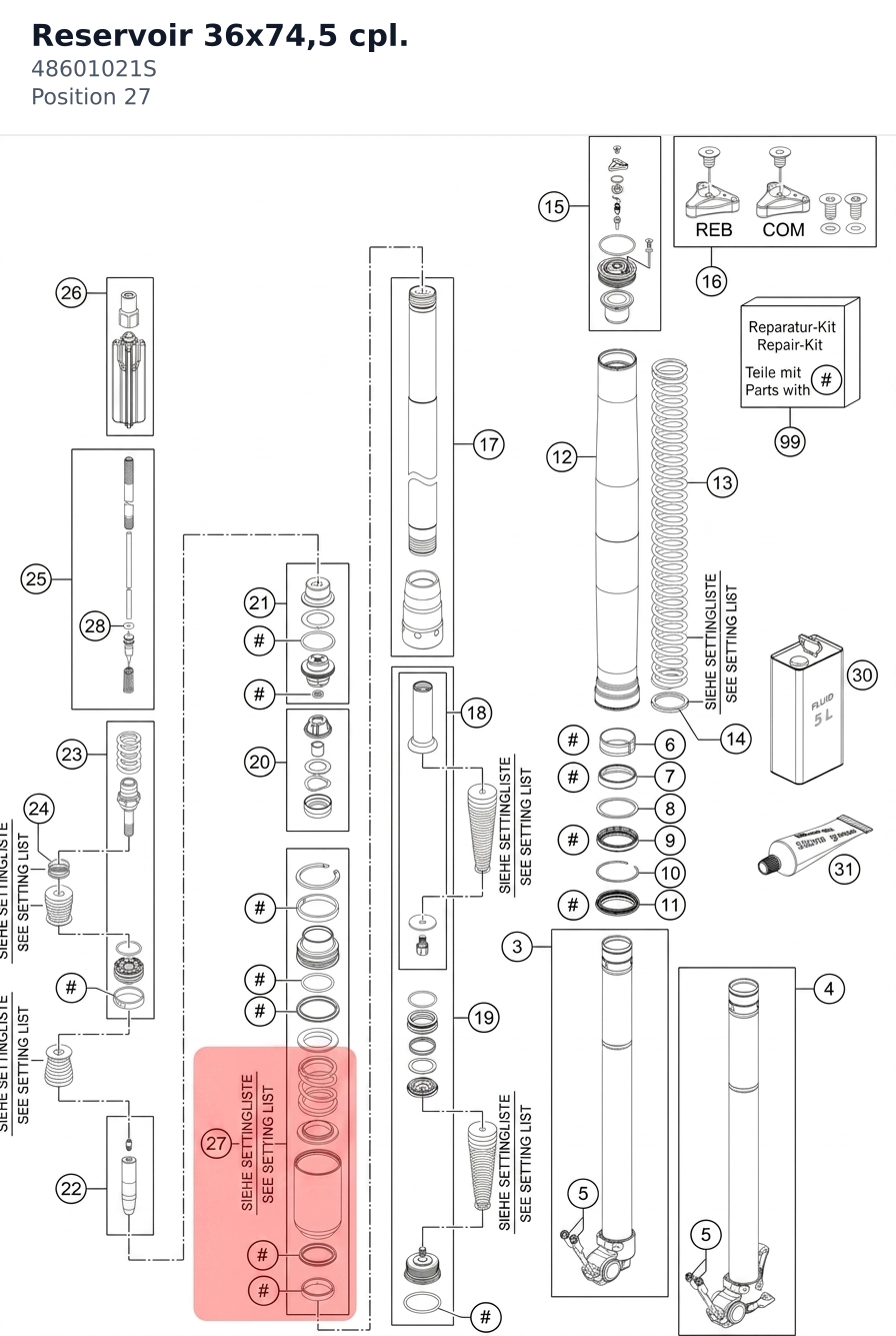 Diagram preview: Reservoir 36x74,5 cpl. (48601021S)