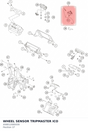 Diagram preview: WHEEL SENSOR TRIPMASTER ICO (A58012085030)