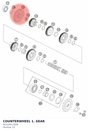 Diagram preview: COUNTERWHEEL 1. GEAR (90133011000)