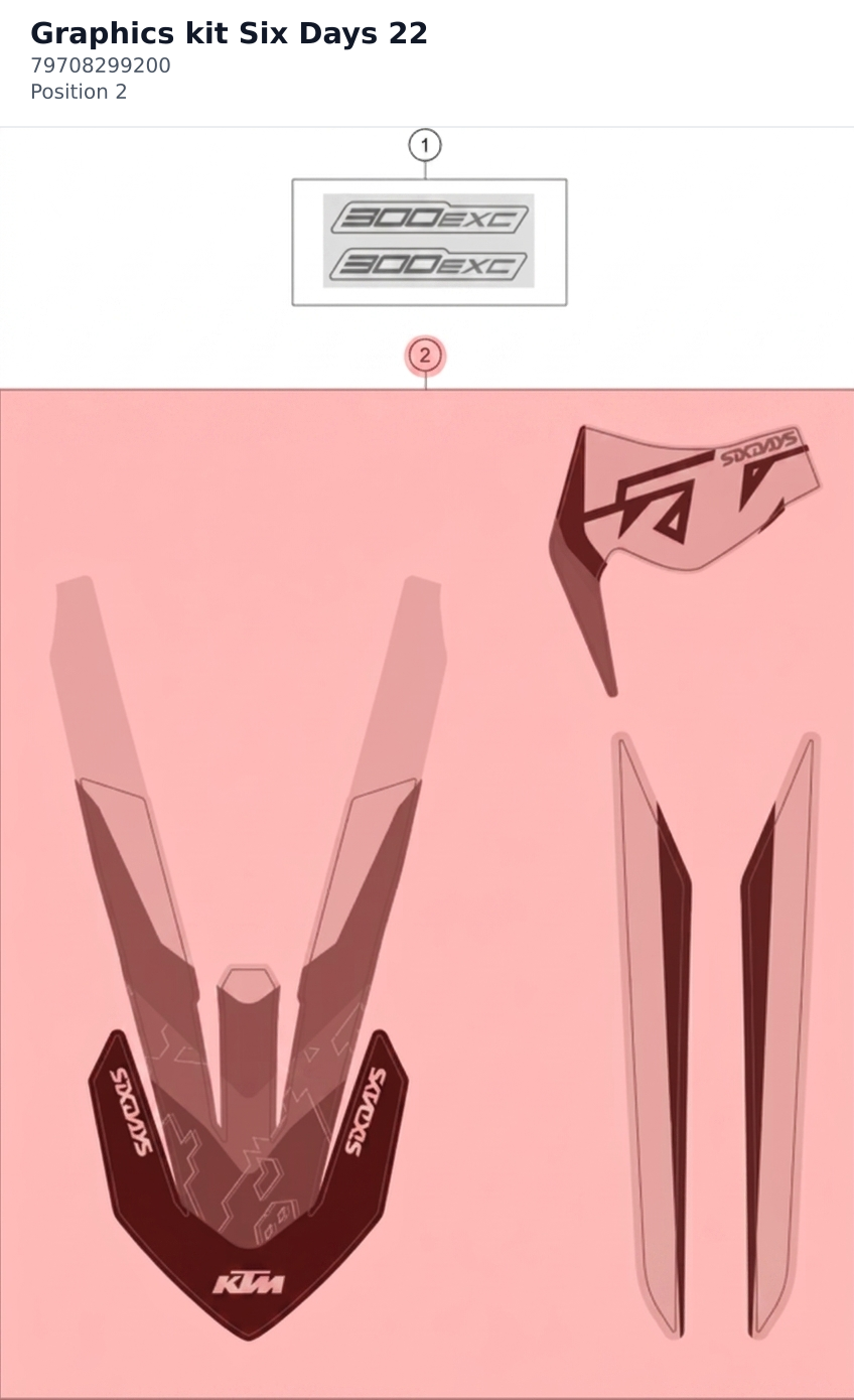 Diagram preview: Graphics kit Six Days 22 (79708299200)