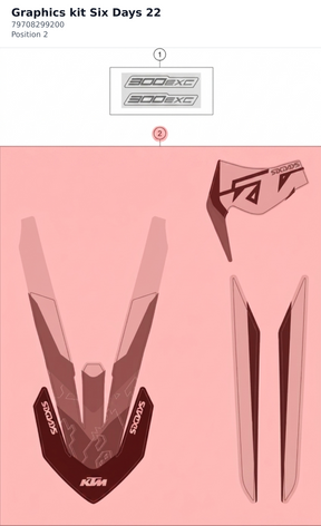 Diagram preview: Graphics kit Six Days 22 (79708299200)