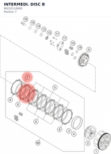 Diagram preview: INTERMEDI. DISC B (90232110000)