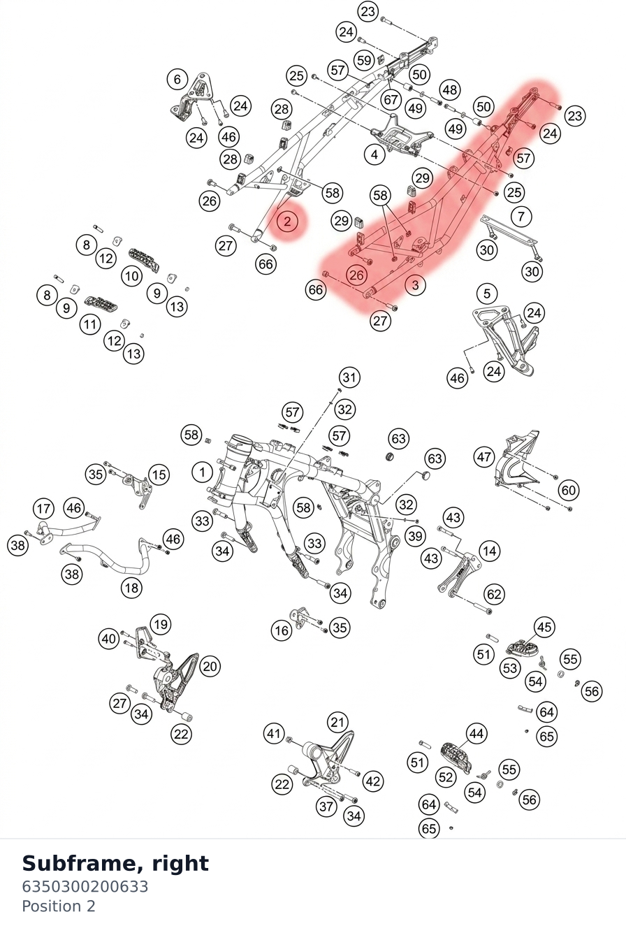 Diagram preview: Subframe, right (6350300200633)