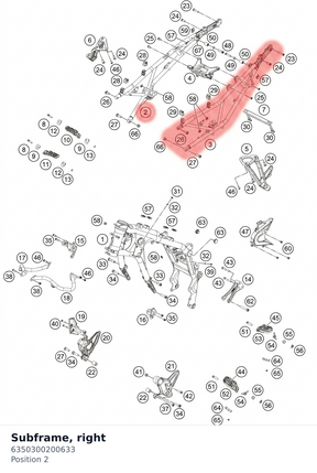 Diagram preview: Subframe, right (6350300200633)