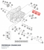 Diagram preview: MEMBRAN CRANKCASE (81205027003)