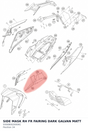 Diagram preview: SIDE MASK RH FR FAIRING DARK GALVAN MATT (93008002000KC)