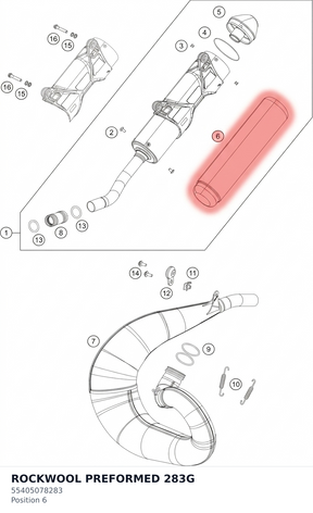 Diagram preview: ROCKWOOL PREFORMED 283G (55405078283)