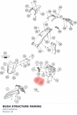 Diagram preview: BUSH STRUCTURE FAIRING (A60314060010)