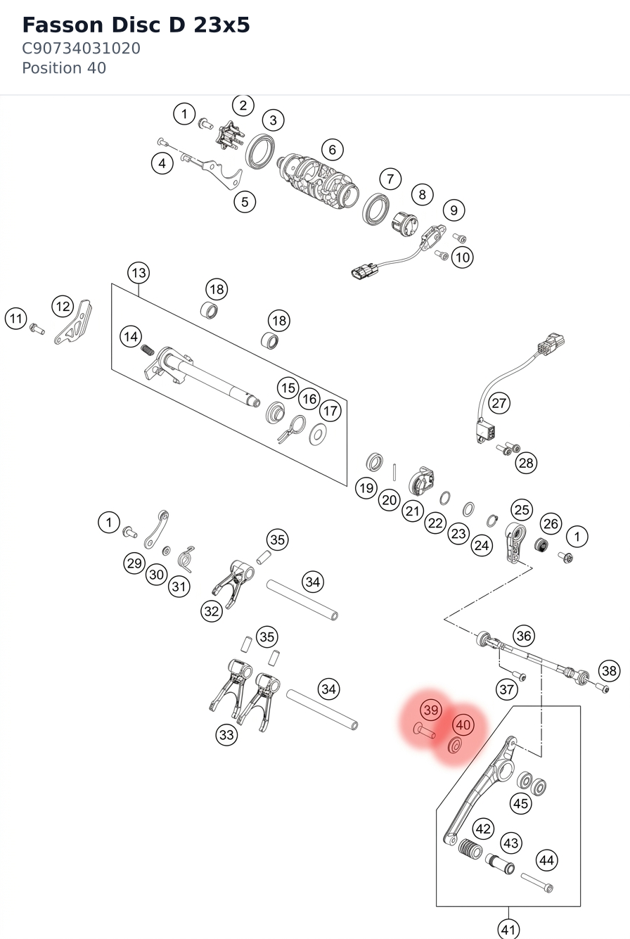 Diagram preview: Fasson Disc D 23x5 (C90734031020)