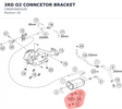 Diagram preview: 3RD O2 CONNCETOR BRACKET (C66003081020)