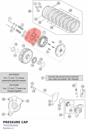 Diagram preview: PRESSURE CAP (75032003000)