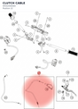 Diagram preview: CLUTCH CABLE (94502090000)