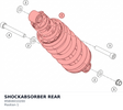 Diagram preview: SHOCKABSORBER REAR (95804010200)