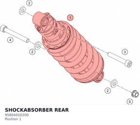 Diagram preview: SHOCKABSORBER REAR (95804010200)