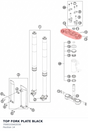 Diagram preview: TOP FORK PLATE BLACK (7000103402030)