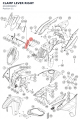 Diagram preview: CLAMP LEVER RIGHT (60408008052)