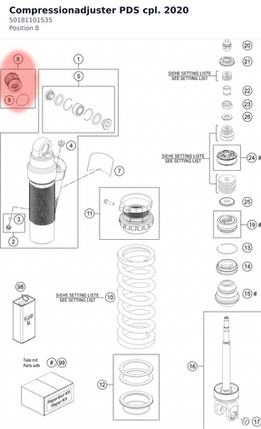 Diagram preview: Compressionadjuster PDS cpl. 2020 (50181101S35)