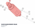 Diagram preview: SHOCKABSORBER REAR (94304010000)
