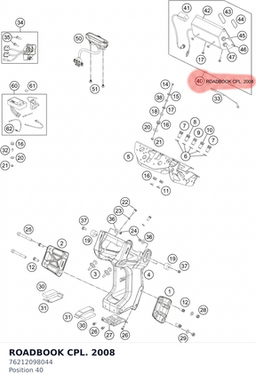 Diagram preview: ROADBOOK CPL.             2008 (76212098044)