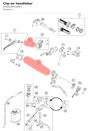 Diagram preview: Clip-on handlebar (A56002007000C1)