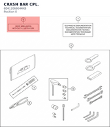 Diagram preview: CRASH BAR CPL. (60412068044KB)