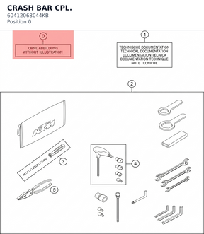 Diagram preview: CRASH BAR CPL. (60412068044KB)