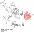 Diagram preview: SEAL COVER SIDE (96306090000)