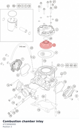 Diagram preview: Combustion chamber inlay (47230060000)