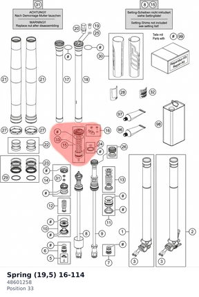 Diagram preview: Spring (19,5) 16-114 (48601258)