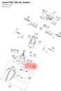 Diagram preview: Insert M6 LED HL holder (93014021000)