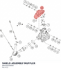Diagram preview: SHIELD ASSEMBLY MUFFLER (A60105030000)