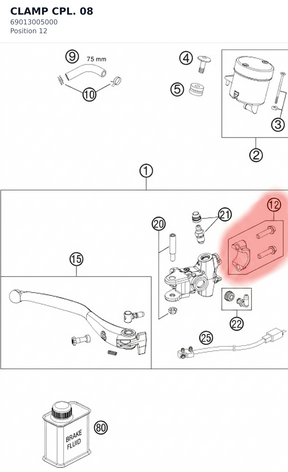 Diagram preview: CLAMP CPL.                  08 (69013005000)