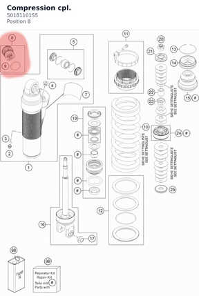 Diagram preview: Compression cpl. (50181101S5)