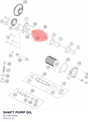 Diagram preview: SHAFT PUMP OIL (96338002000)