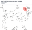 Diagram preview: ANTI-ROTATION LOCK, ABS WIRES (61942033000)