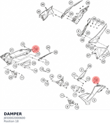 Diagram preview: DAMPER (J650002000600)