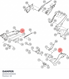 Diagram preview: DAMPER (J650002000600)