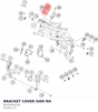 Diagram preview: BRACKET COVER SIDE RH (96303001030)